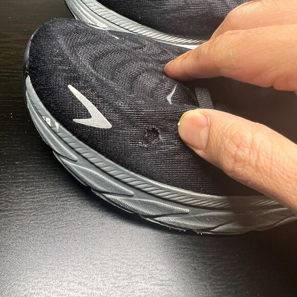 Hoka One One Arahi 6 Black White Running Shoes Men\'s Size 10D main image 8